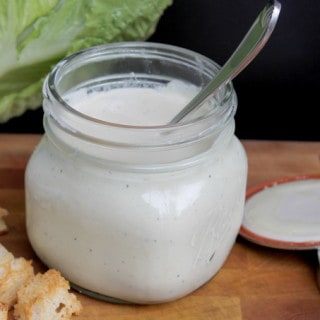 Homemade Croutons and Caesar Salad dressing