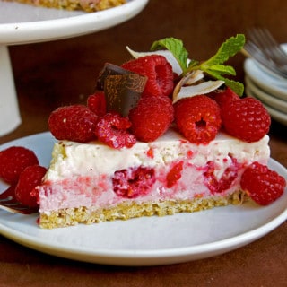 Raspberry-Coconut Yogurt Cake