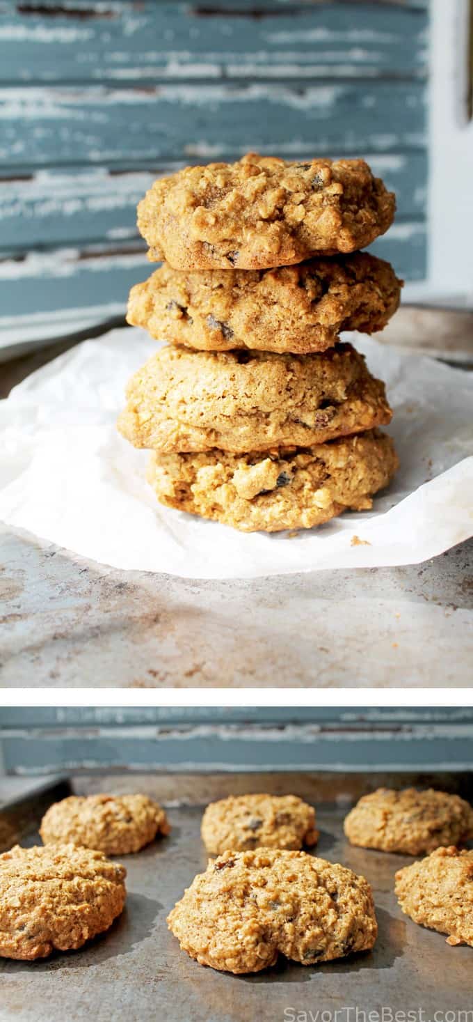 Oatmeal Raisin Spelt Cookies