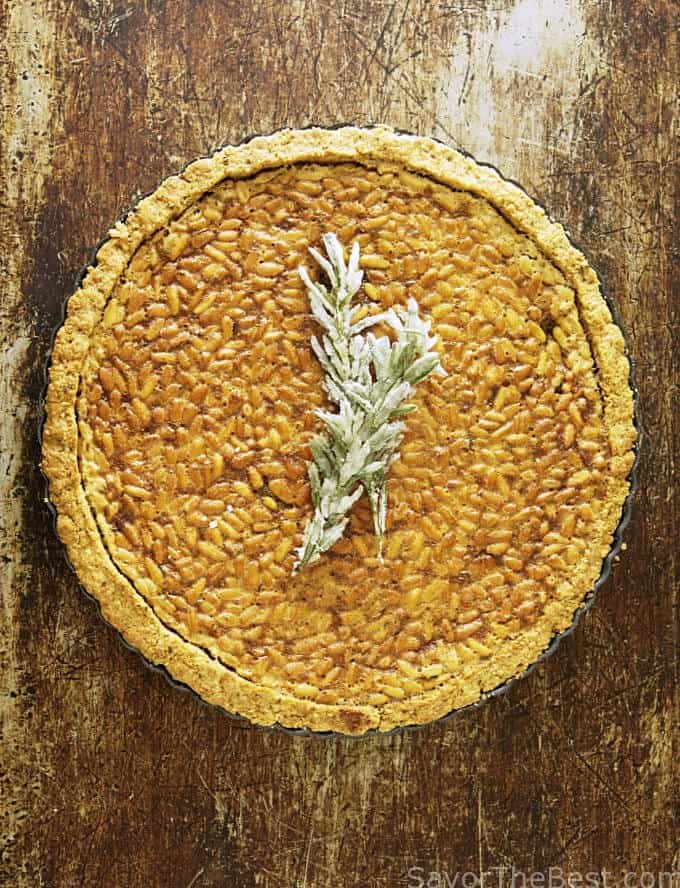 Rosemary Pine Nut Tart Savor the Best