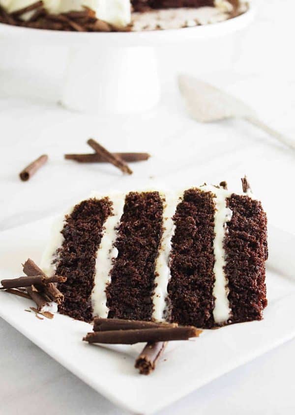 Intense Chocolate Cake With Cream Cheese Frosting Savor The Best