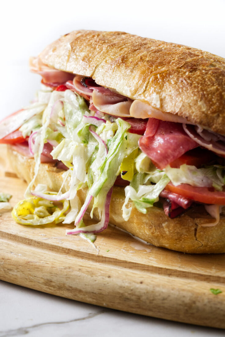 Grinder Salad Sandwich Tiktok Inspired Savor The Best