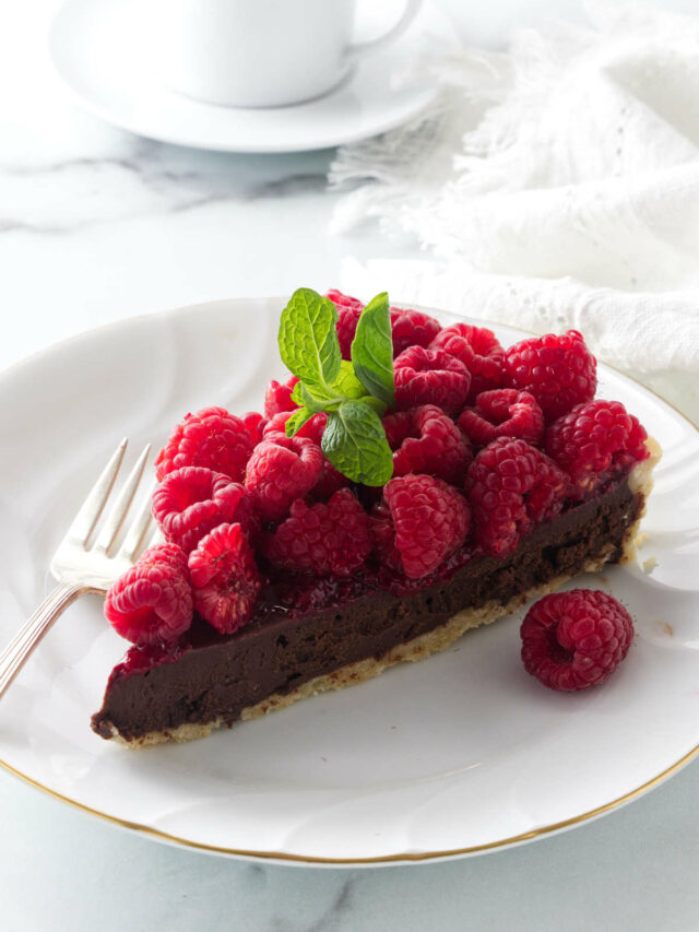 Chocolate And Raspberry Tart Savor The Best