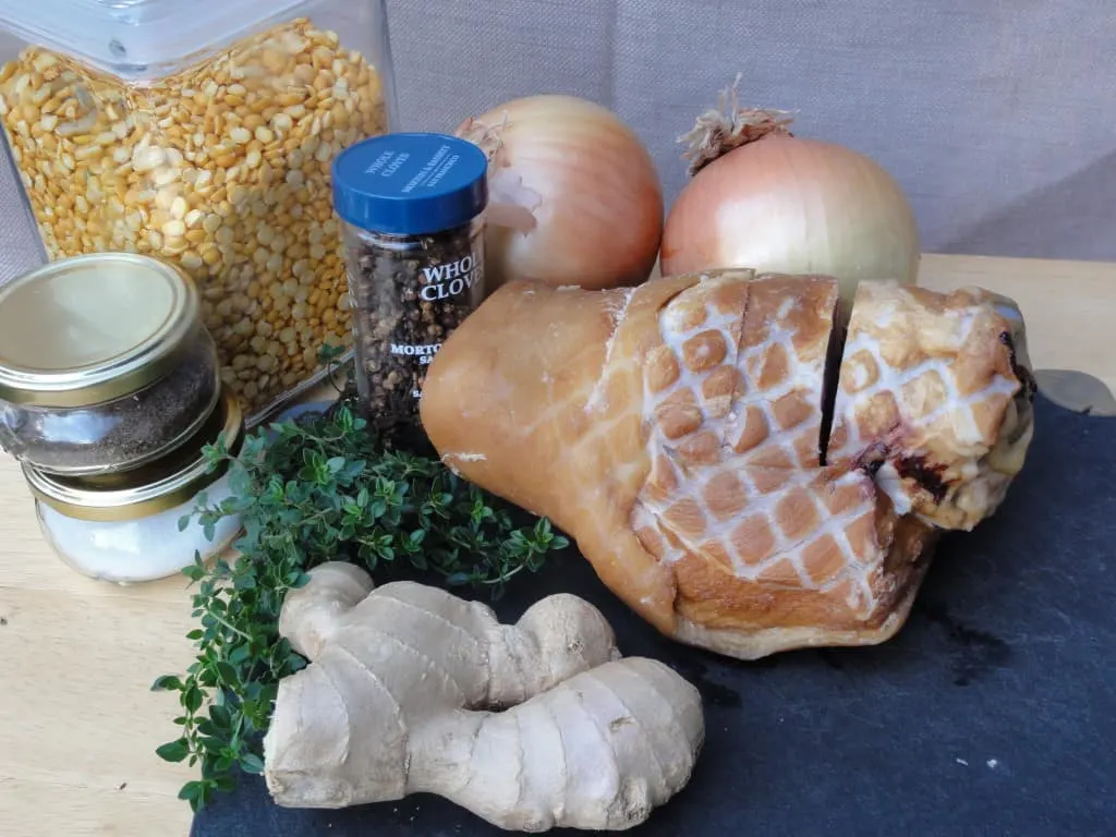 ingredients for Swedish Yellow Pea Soup
