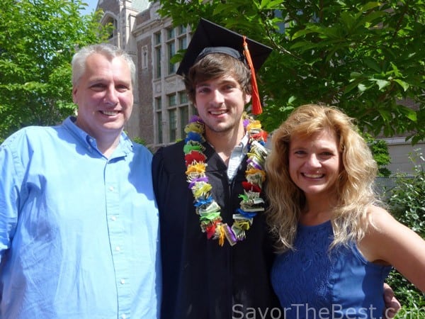 Graduate with parents