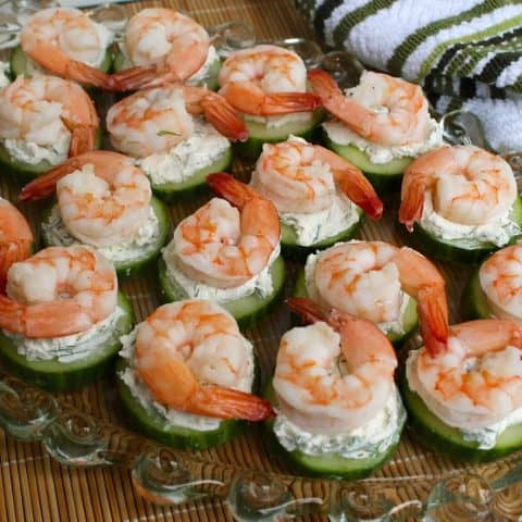 Cucumber-Shrimp Bites - Savor the Best