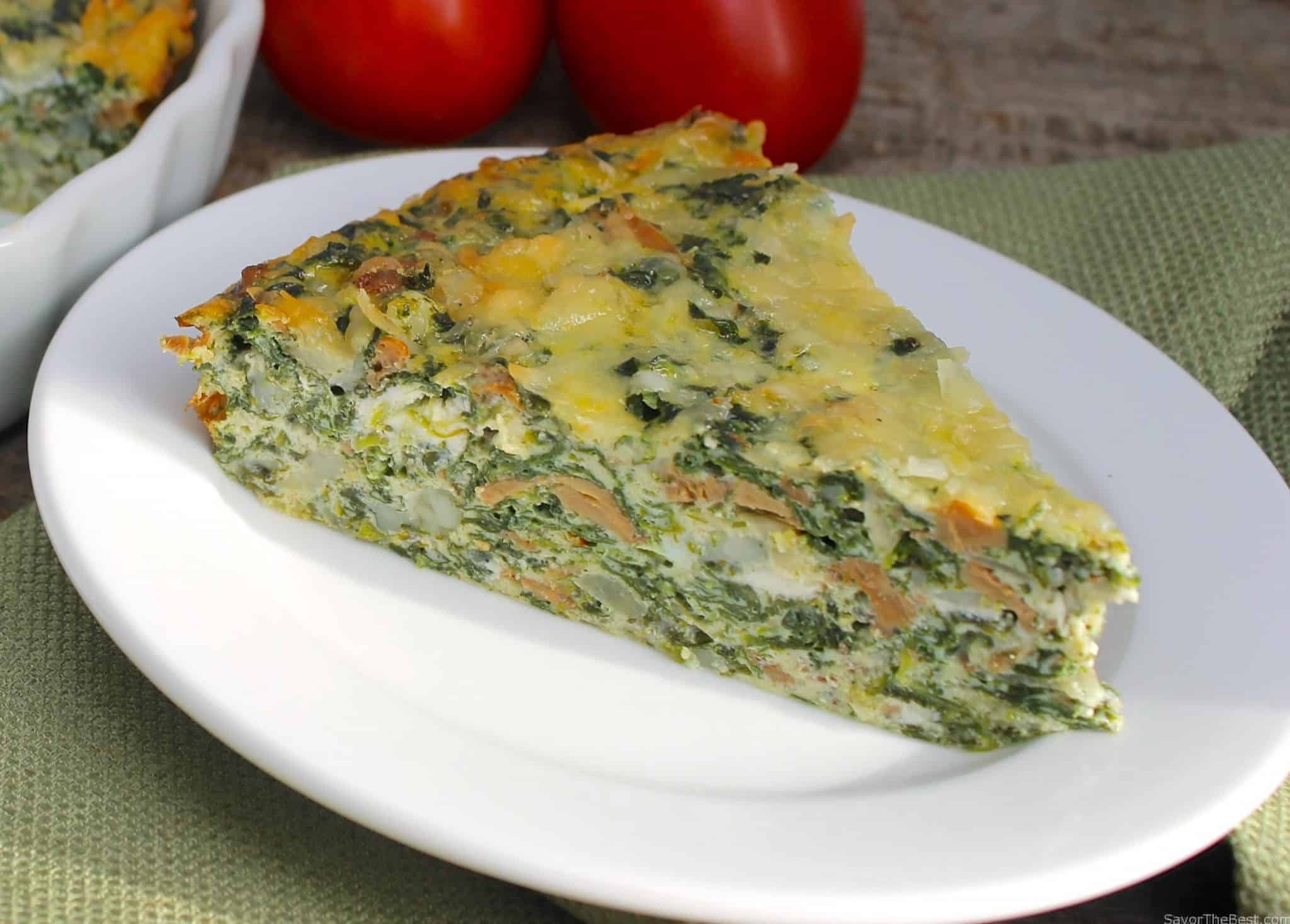 Spinach Mushroom Quiche