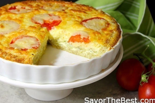 Sweet Baby Walla Walla Onions and Tomato Quiche - Savor the Best