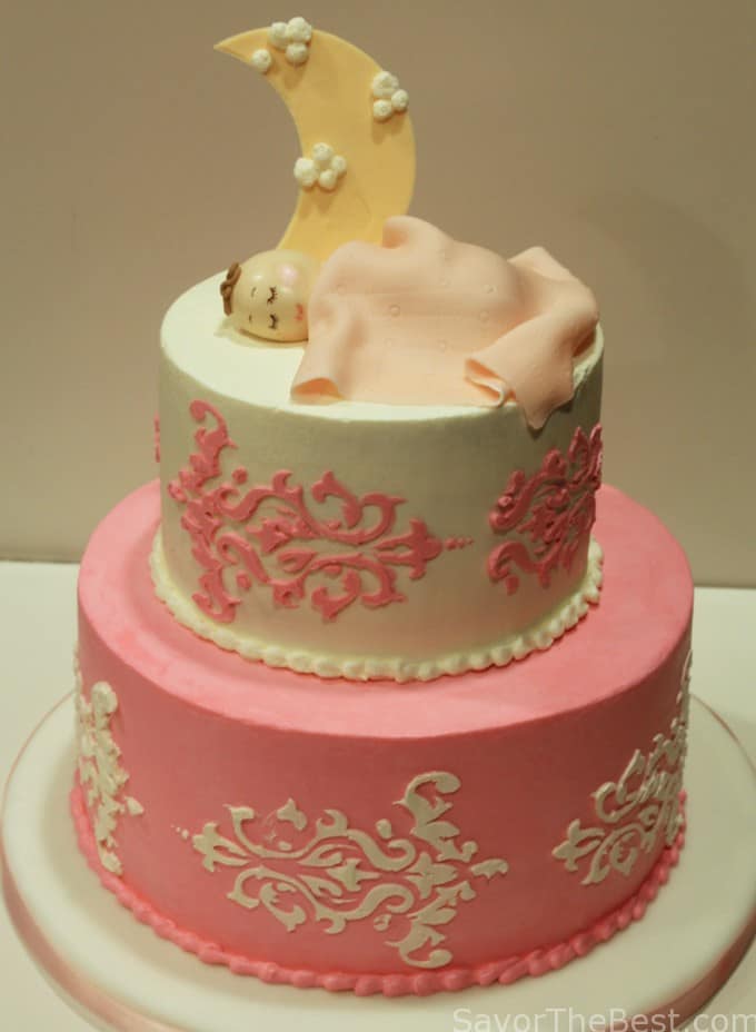 Sleeping Baby-Baby Shower Cake