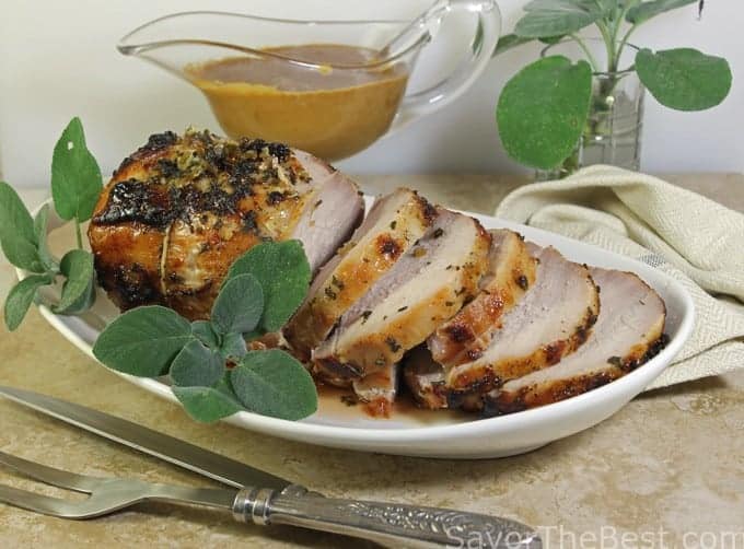 Pork Roast with Garlic-Ginger Glaze - Savor the Best