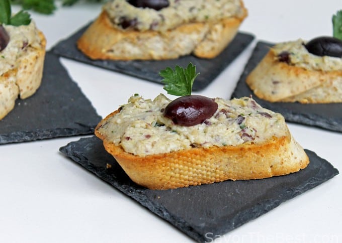 Artichoke-Olive Bruschetta