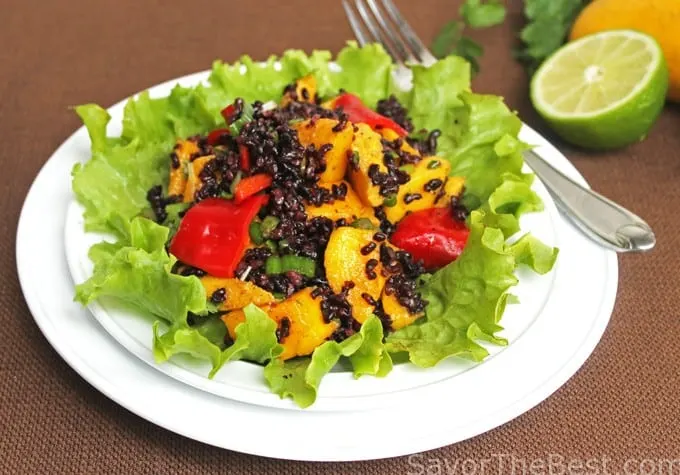 Black Rice-Mango Salad