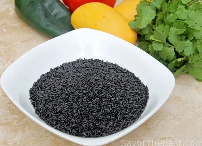 Black Rice-Mango Salad