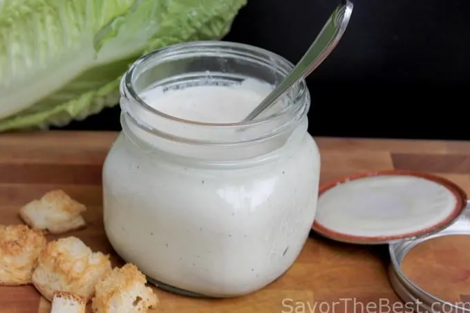 Homemade Croutons and Caesar Salad dressing