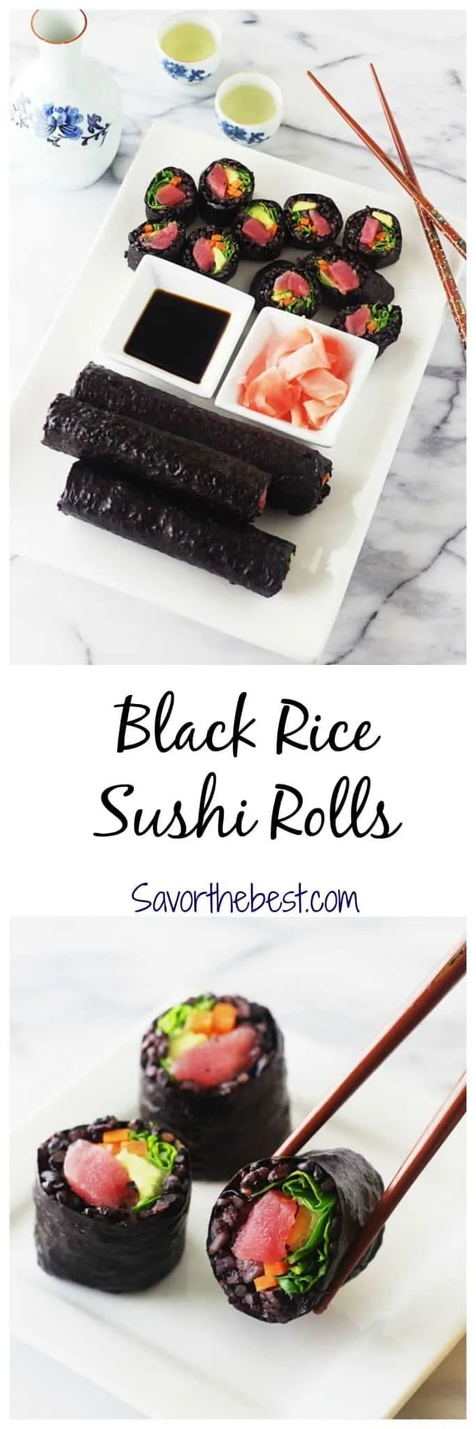 Black Rice Sushi Rolls