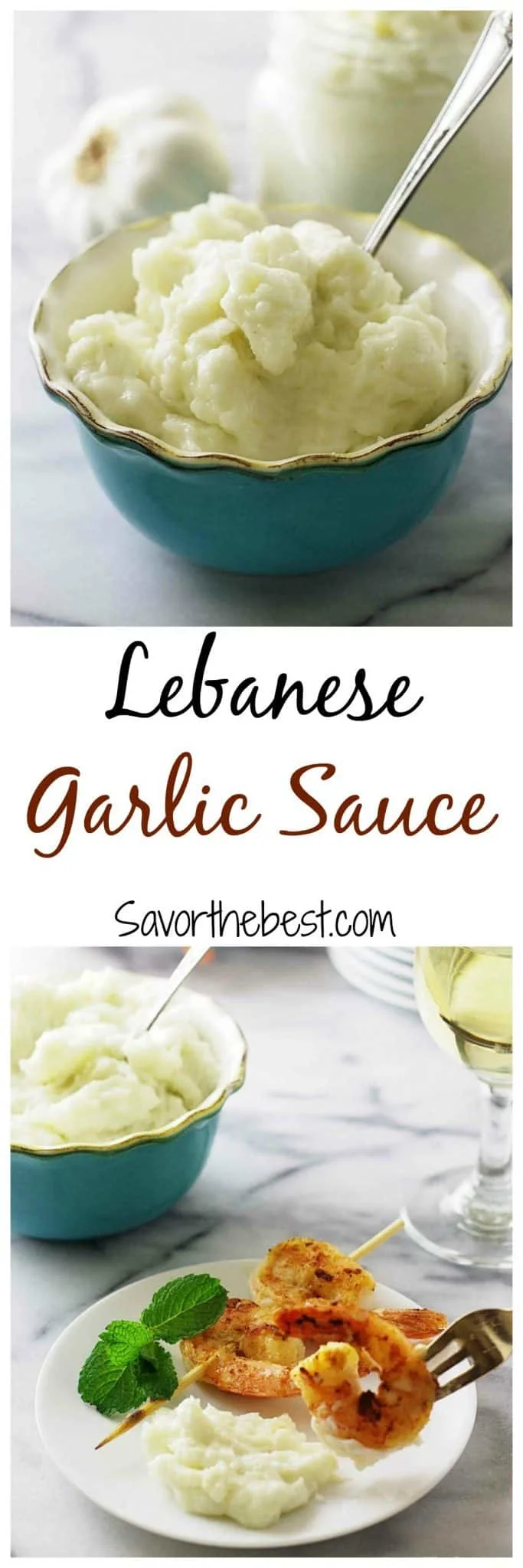 Lebanese Garlic Sauce
