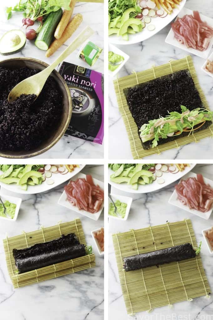 Black Rice Sushi - Kit's Kitchen