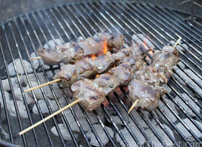 Grilled Lamb Kabobs