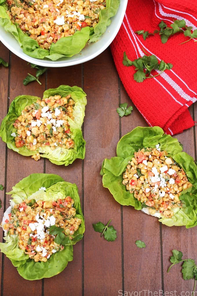 Mexican street corn salad