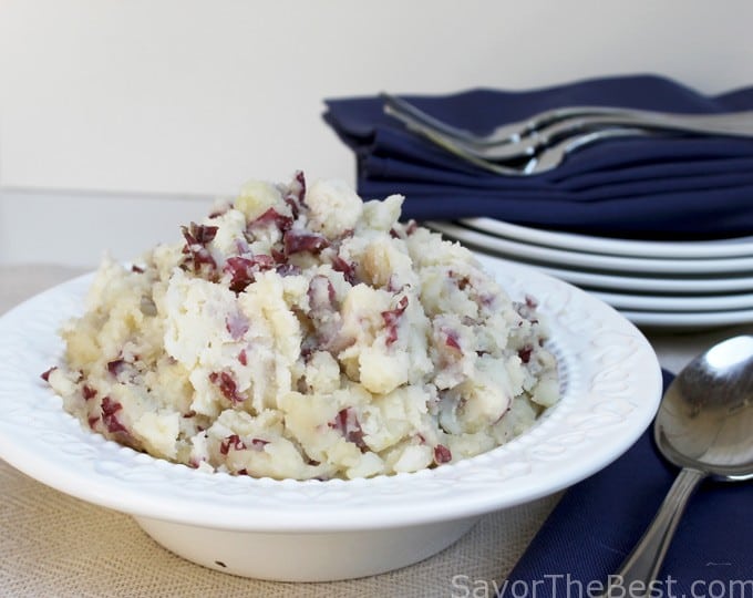 Mashed Red Potatoes with Horseradish