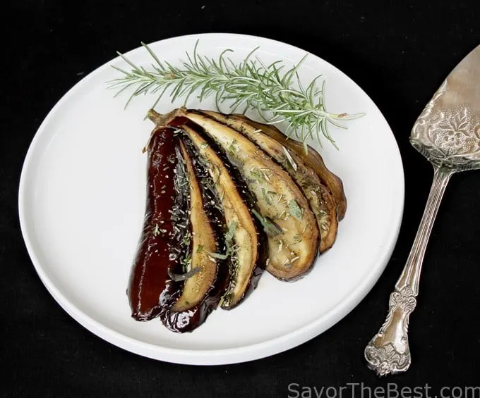 Roasted Eggplant with Fresh Herbs