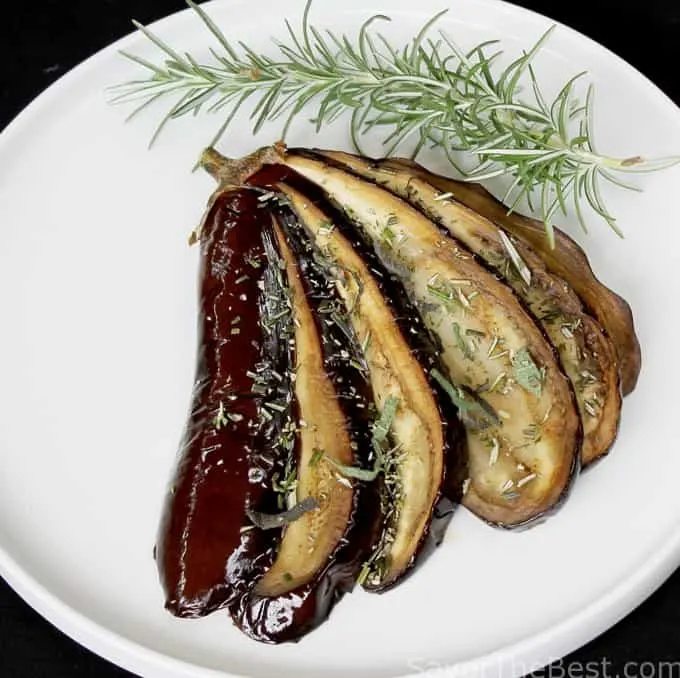 Roasted Eggplant with Fresh Herbs