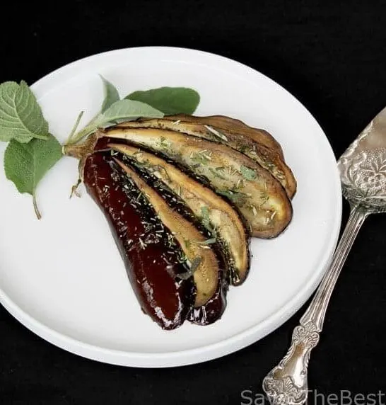 Roasted Eggplant with Fresh Herbs