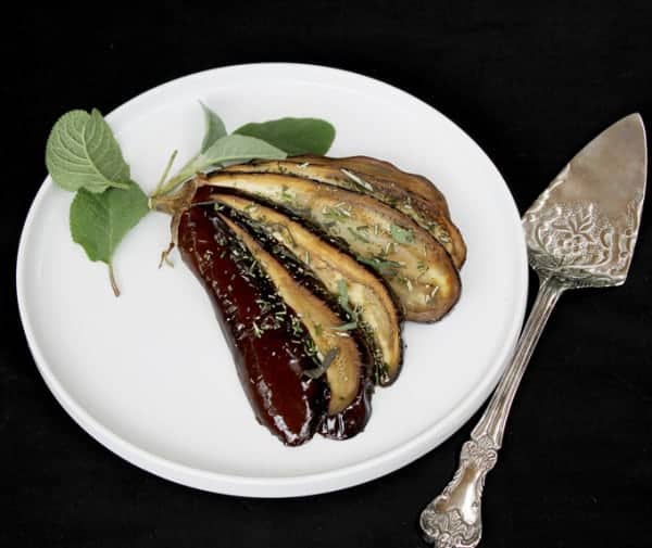 Roasted Eggplants with Fresh Herbs Savor the Best