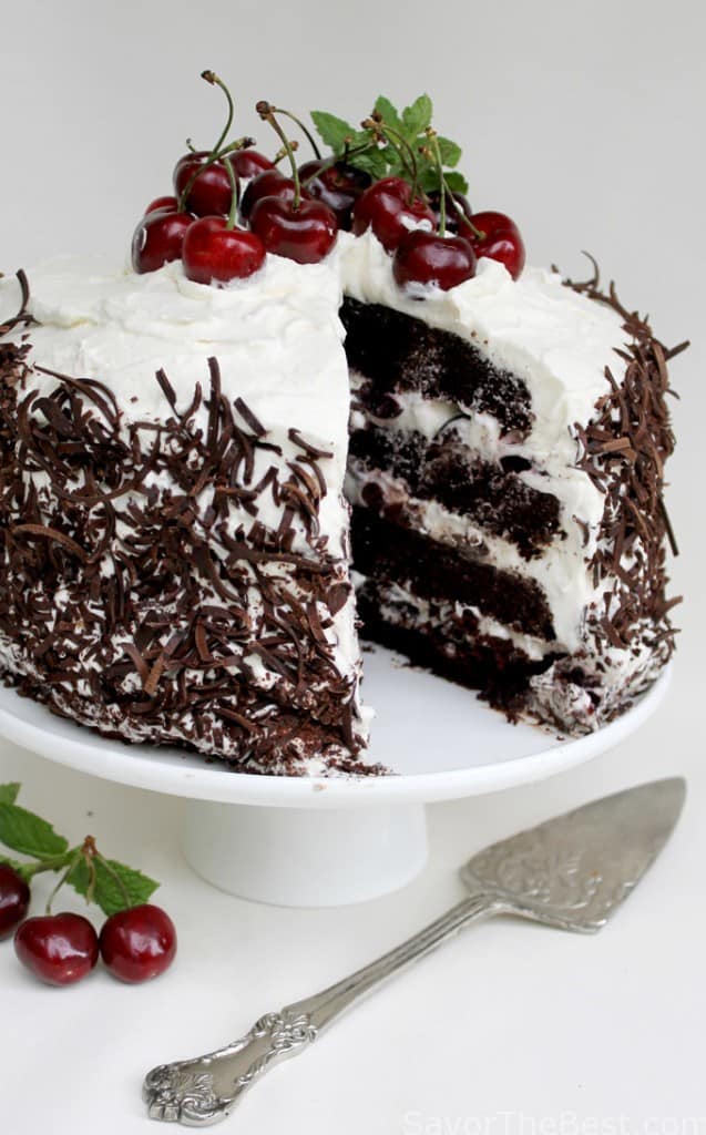 Black Forrest Cherry Cake - Savor the Best