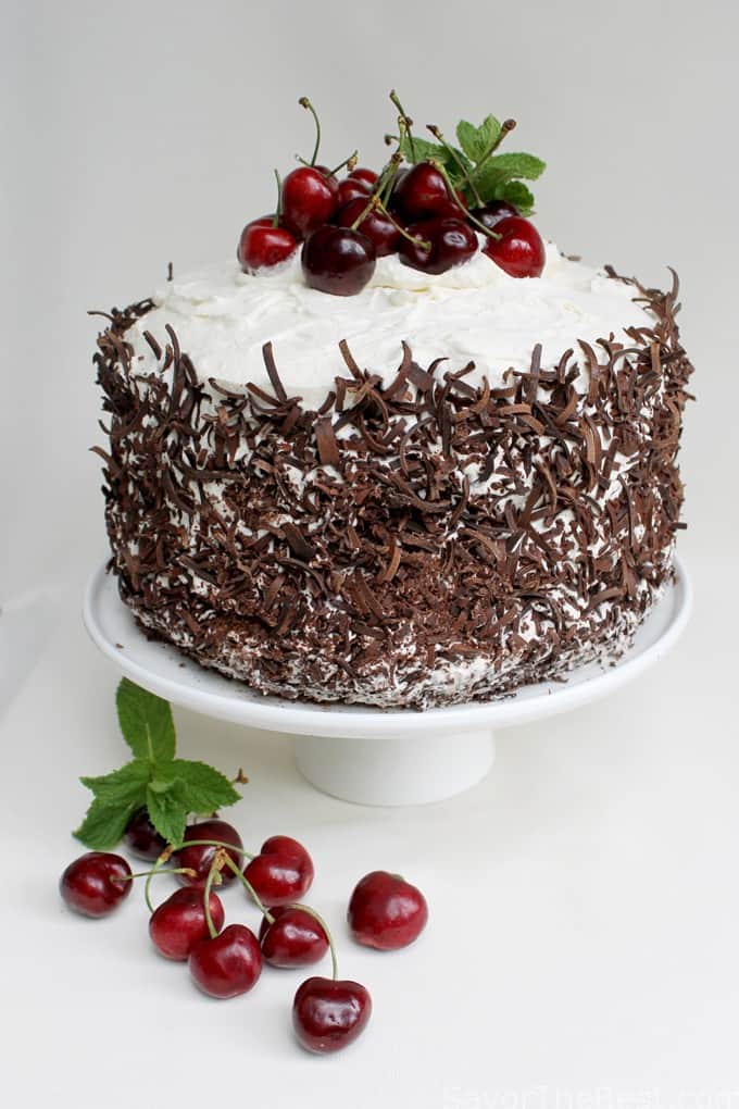Black Forrest Cherry Cake - Savor the Best