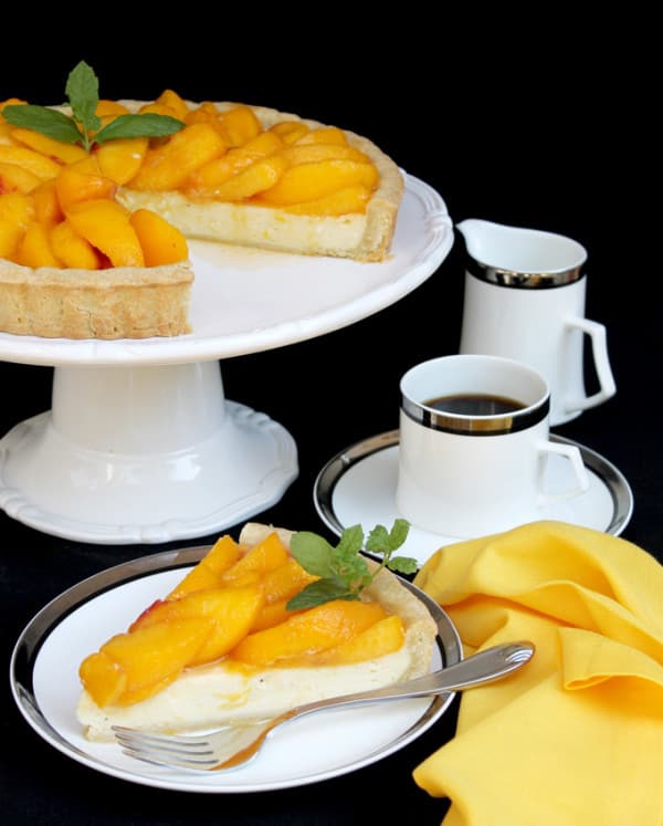 Peaches and Cream Tart Savor the Best