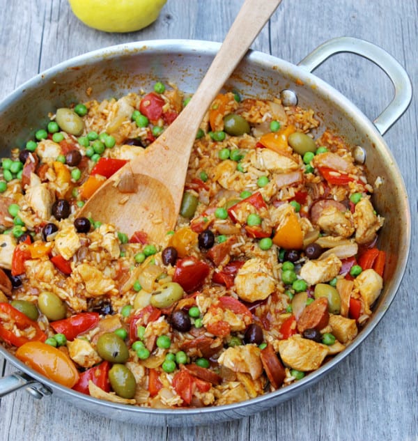 Chicken-Chorizo Paella - Savor the Best