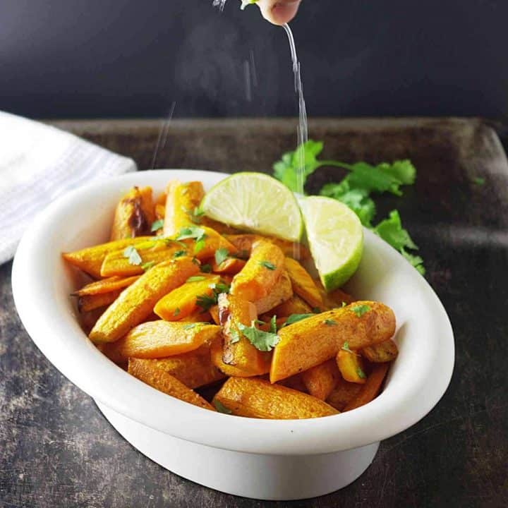 Roasted Cilantro-Lime Carrots