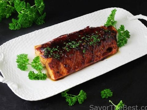 Bourbon Glazed Salmon Fillet Savor The Best