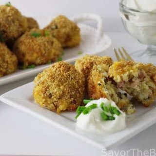 Loaded Baked Potato Croquettes