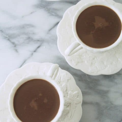 decadent hot chocolate