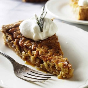 Rosemary pine nut tart