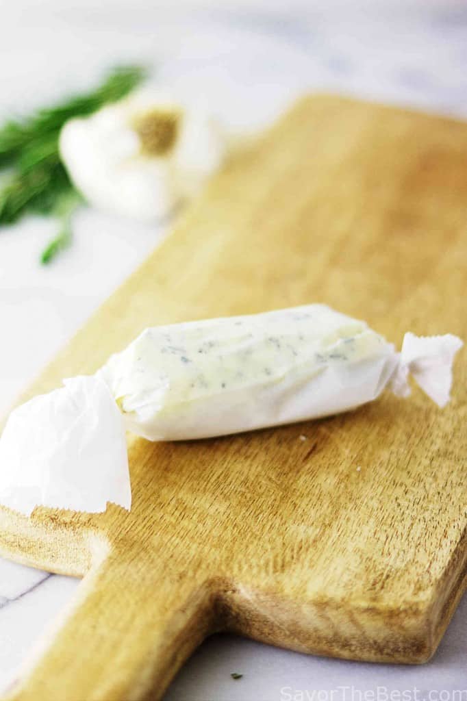 garlic herb compound butter