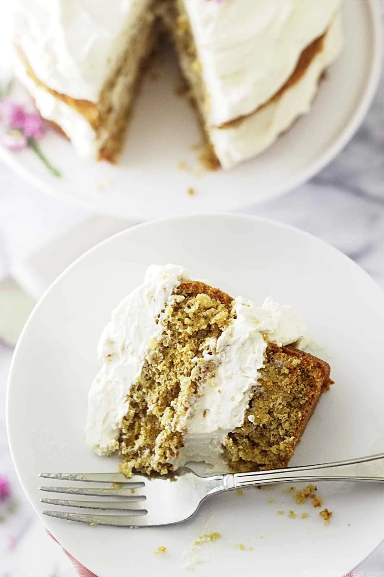 einkorn honey almond cake