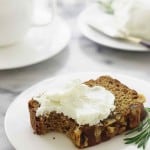 sprouted spelt rosemary walnut bread