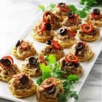 Chipotle Pulled Pork and Mini Corn Waffle Appetizers