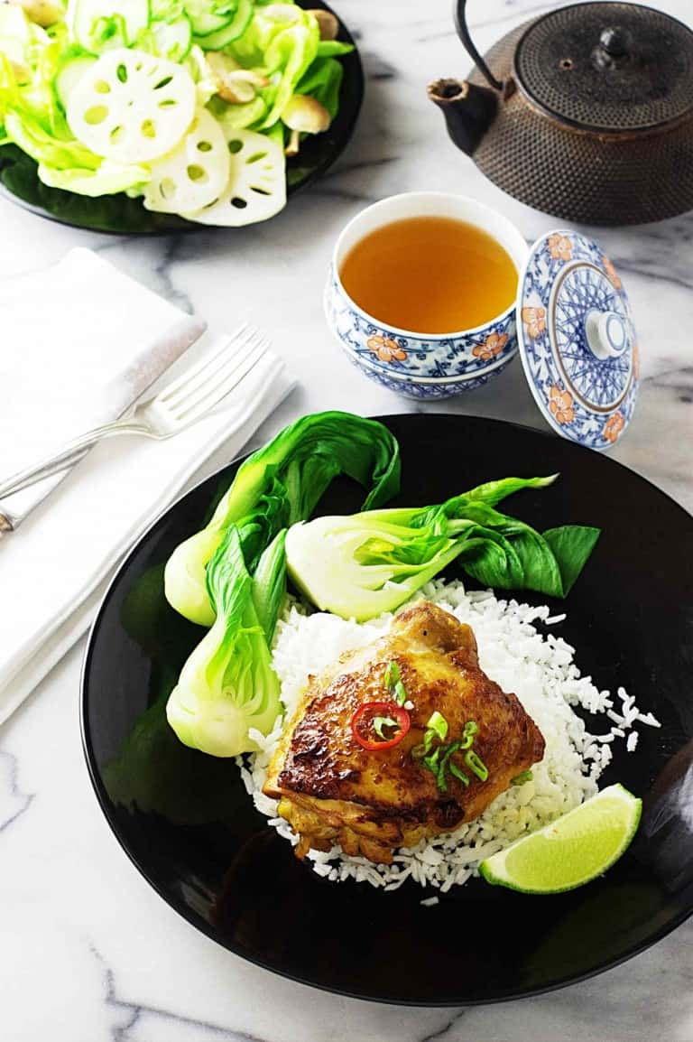 Ginger Chicken and Steamed Jasmine Rice Savor the Best