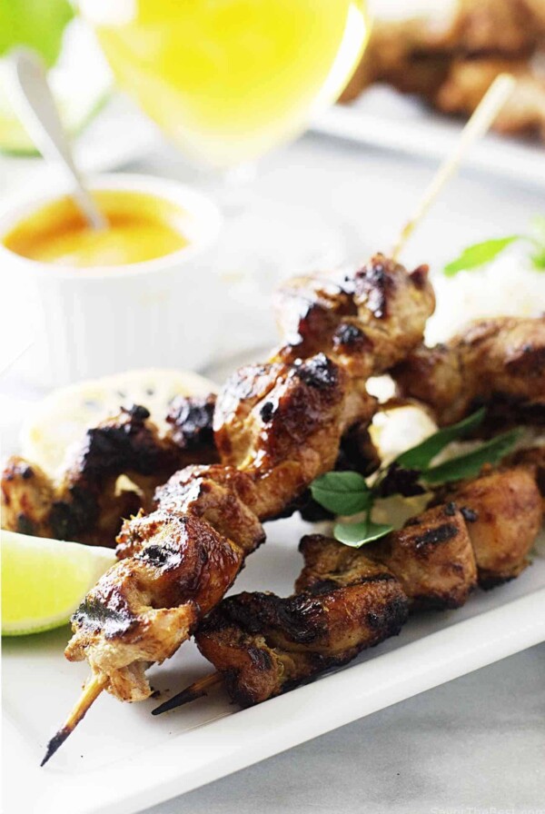 Lemongrass Chicken Satay