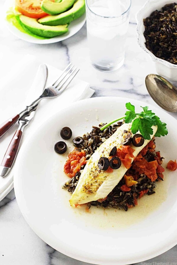 Spicy Tilapia with Wild Rice