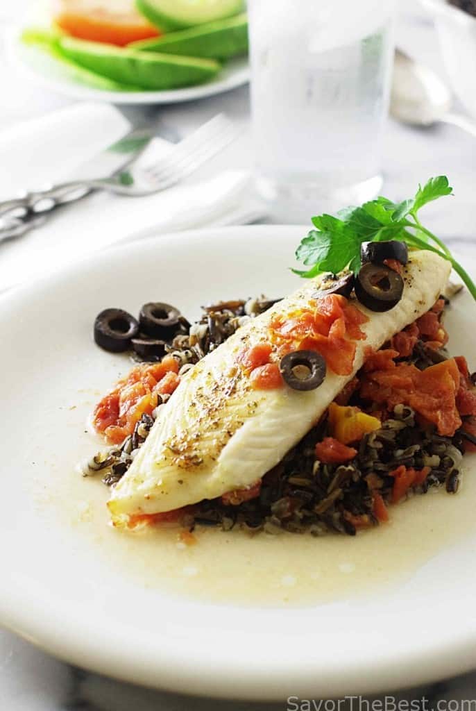 Spicy Tilapia with Wild Rice