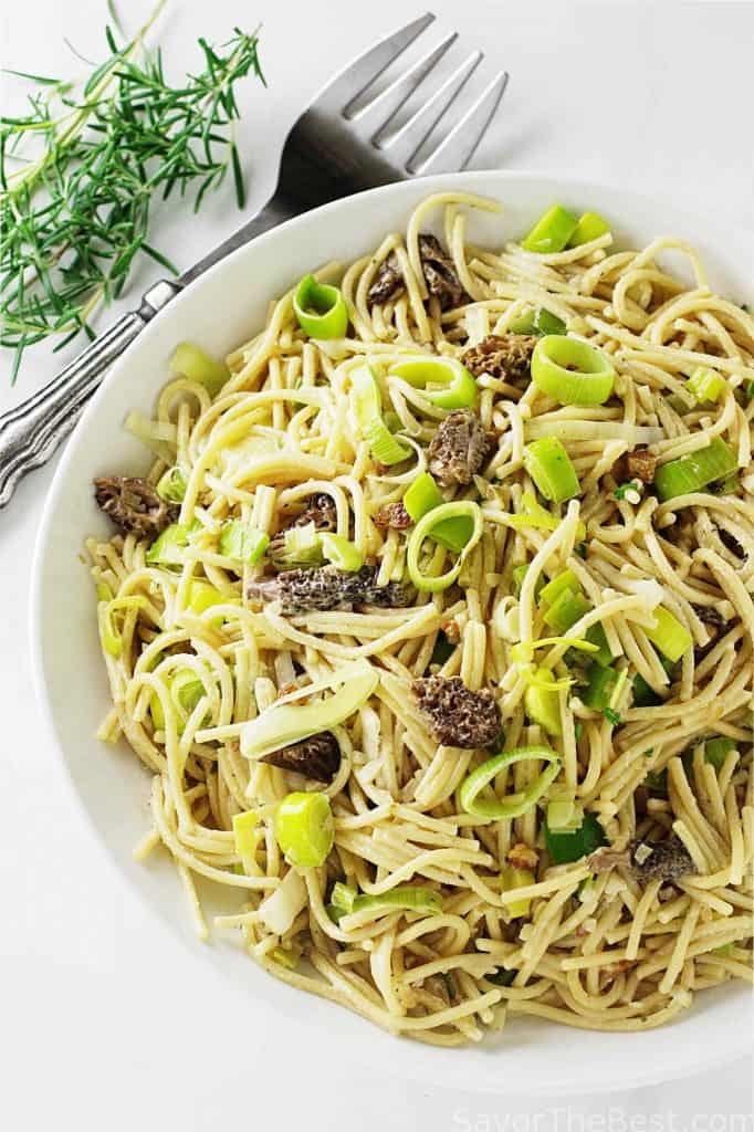 Einkorn Pasta with Morel Mushrooms