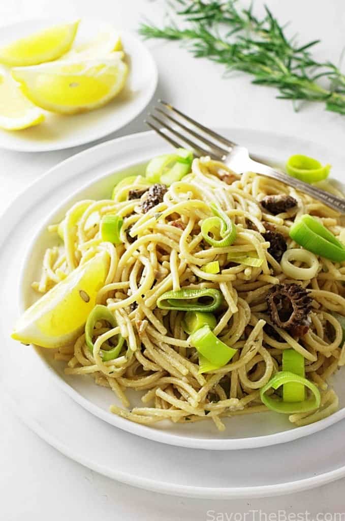 Einkorn Pasta with Morel Mushrooms