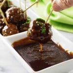 Asian Teriyaki Meatball Appetizers