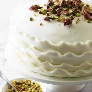 Vanilla, Rose and Pistachio Cake