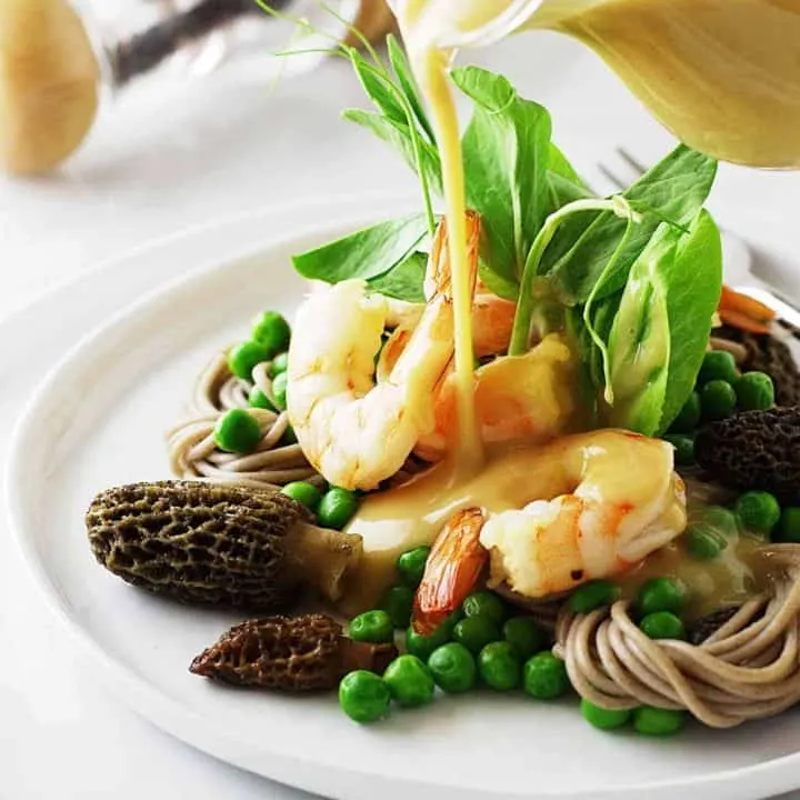 Buckwheat Noodle Salad with Shrimp
